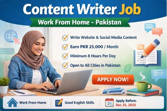 Content Writer Job in Pakistan