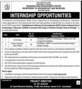 Government of Pakistan Internship 2025