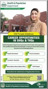 DHQs & THQs Jobs 2026